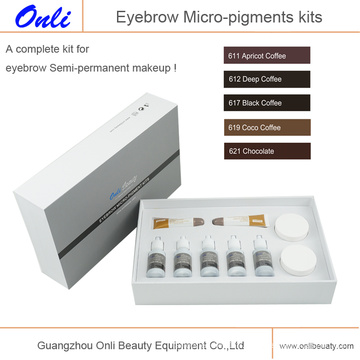 Kits de micro pigments aux sourcils Micro pigment permanent à l&#39;encre de maquillage